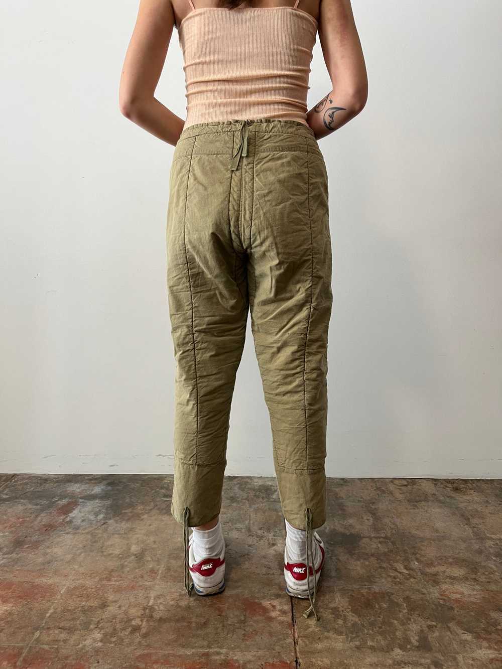 Quilted Cotton Army Liner Pants - image 7