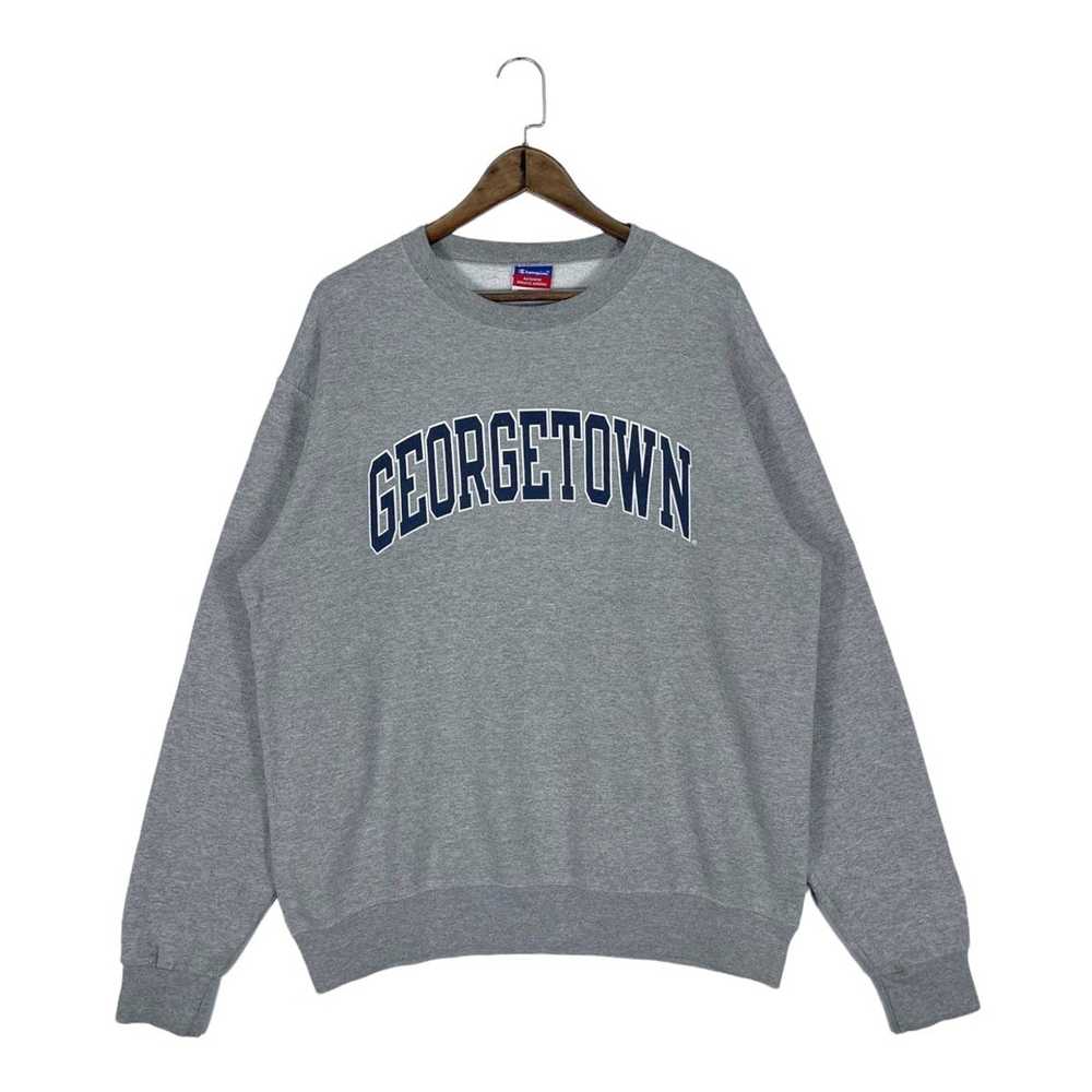 Vintage Vintage Champion Georgetown Hoyas Sweatsh… - image 1