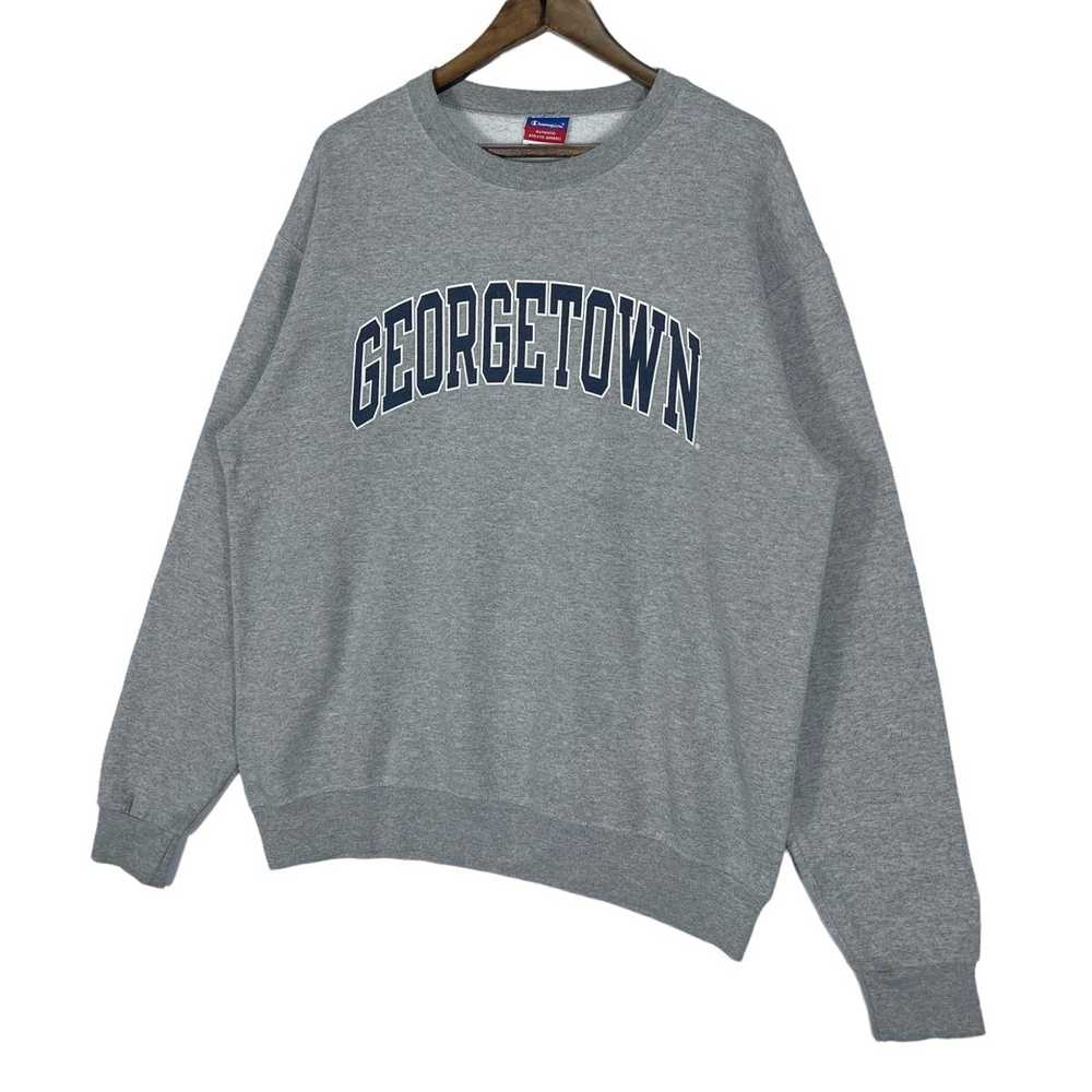 Vintage Vintage Champion Georgetown Hoyas Sweatsh… - image 2