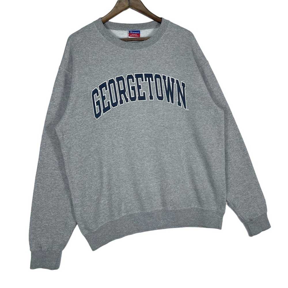 Vintage Vintage Champion Georgetown Hoyas Sweatsh… - image 3