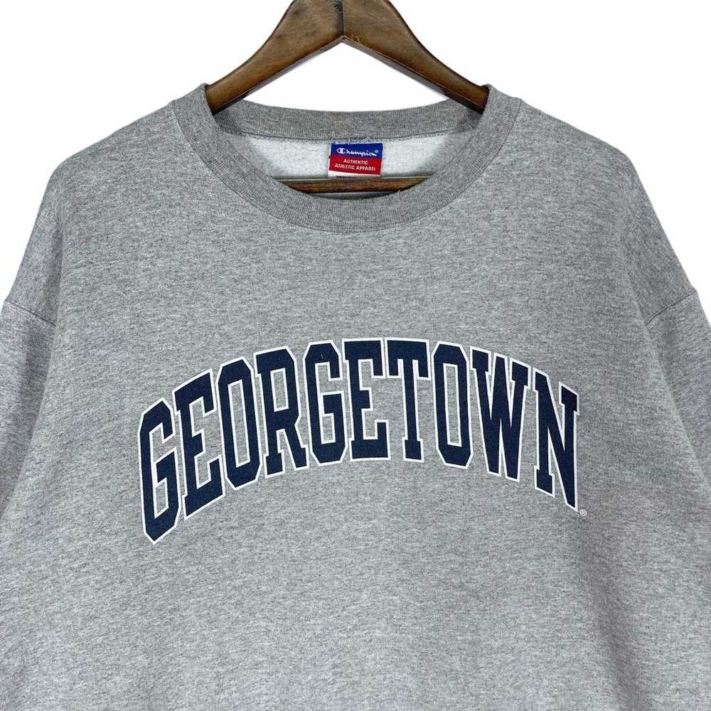 Vintage Vintage Champion Georgetown Hoyas Sweatsh… - image 4