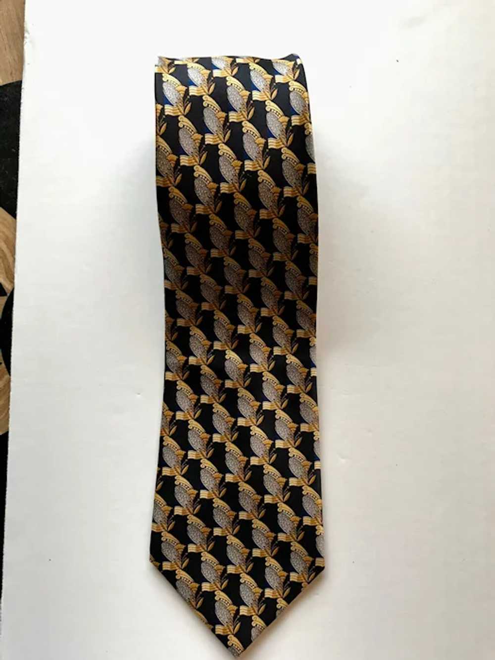 Vintage Lanvin Paris Renaissance Silk Necktie - image 3