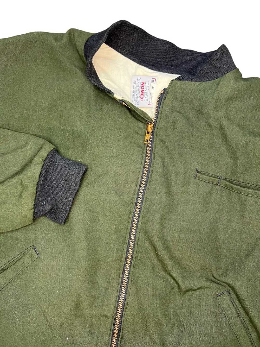 Bomber Jacket Speedmill Inc Green FR Bomber Jacke… - image 1