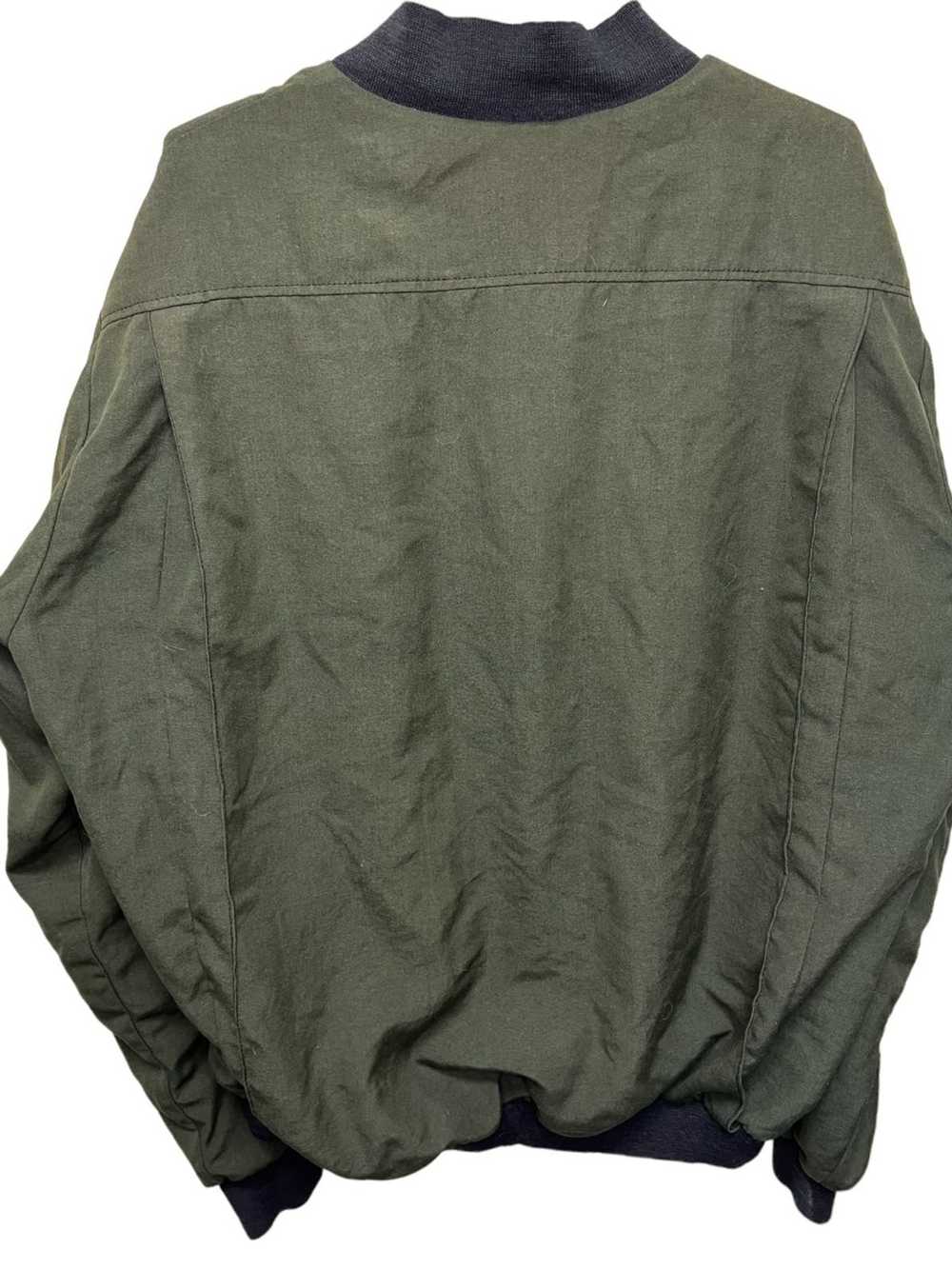 Bomber Jacket Speedmill Inc Green FR Bomber Jacke… - image 4