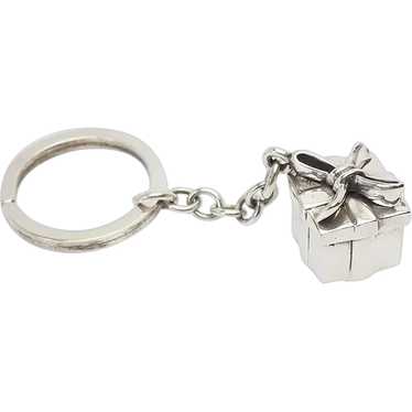 Tiffany & Co Silver Shackle Double Valet Key Ring Keyring Keychain Gift Love