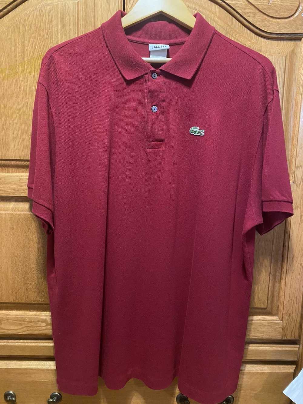 Lacoste Lacoste Polo T Shirt Red Size 8 - image 1