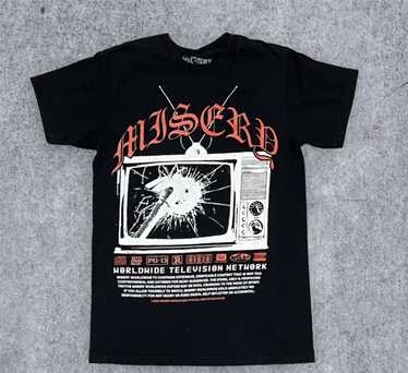 Streetwear × Tee Shirt Misery Worldwide Smashed T… - image 1