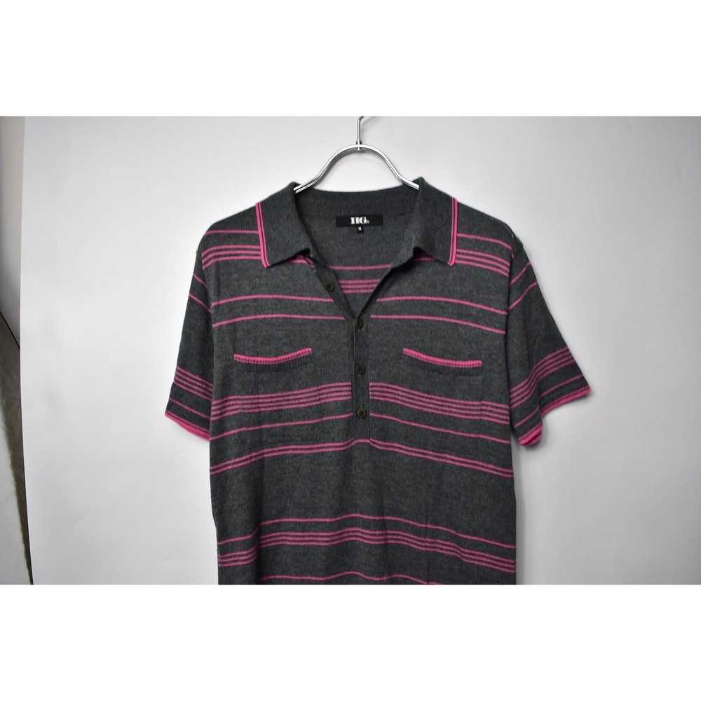 Hysteric Glamour Wool Stripe Polo Shirt - image 3