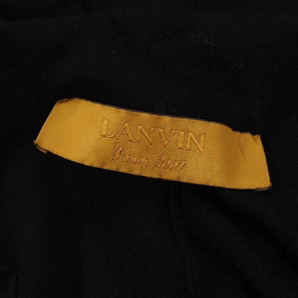 Lanvin Lanvin River 2007 Wool Black Sweater Cardi… - image 7