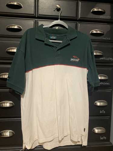 Jaguar Racing F1 Team mens RARE vintage Green Formula One 1 Racing Shirt  size L