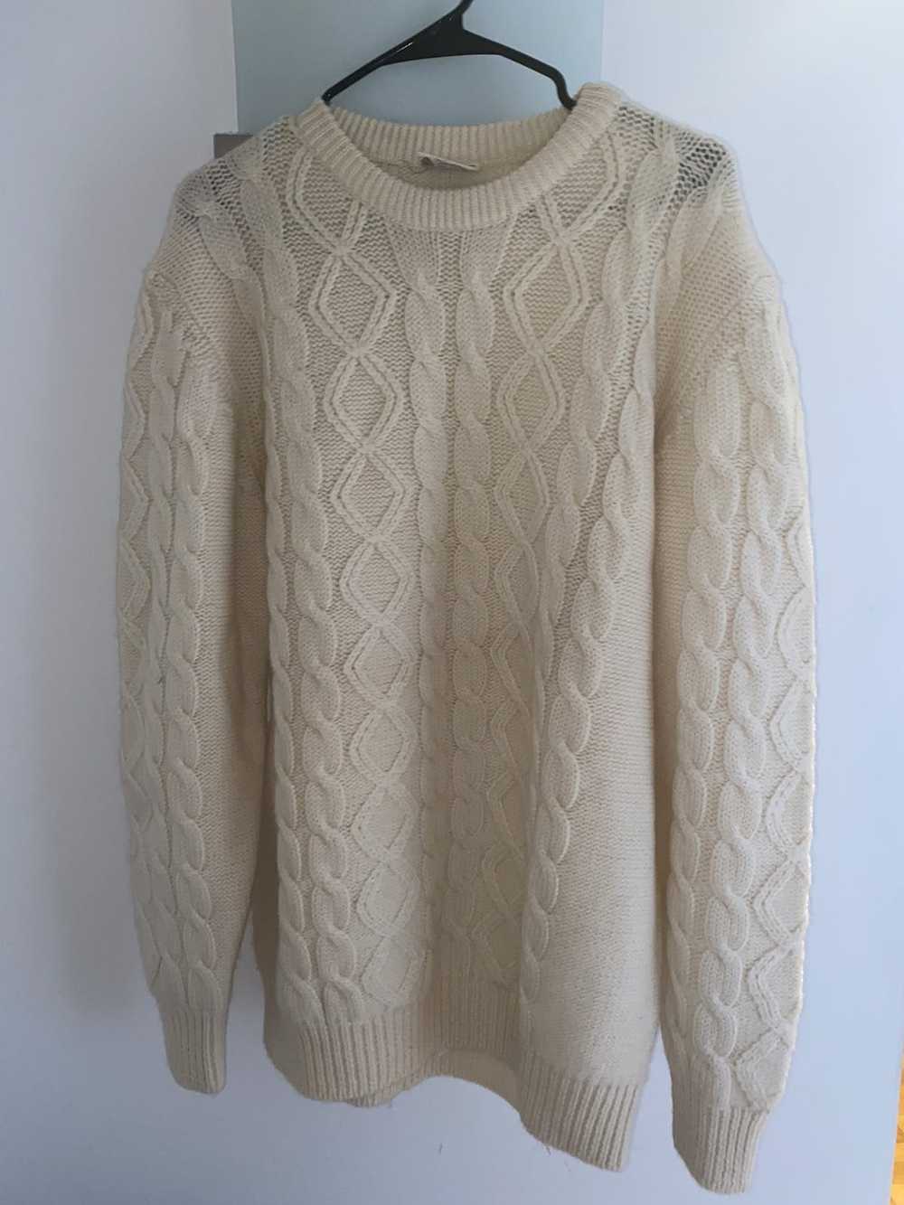 Angelo Litrico Cable Knit Sweater XL - image 3