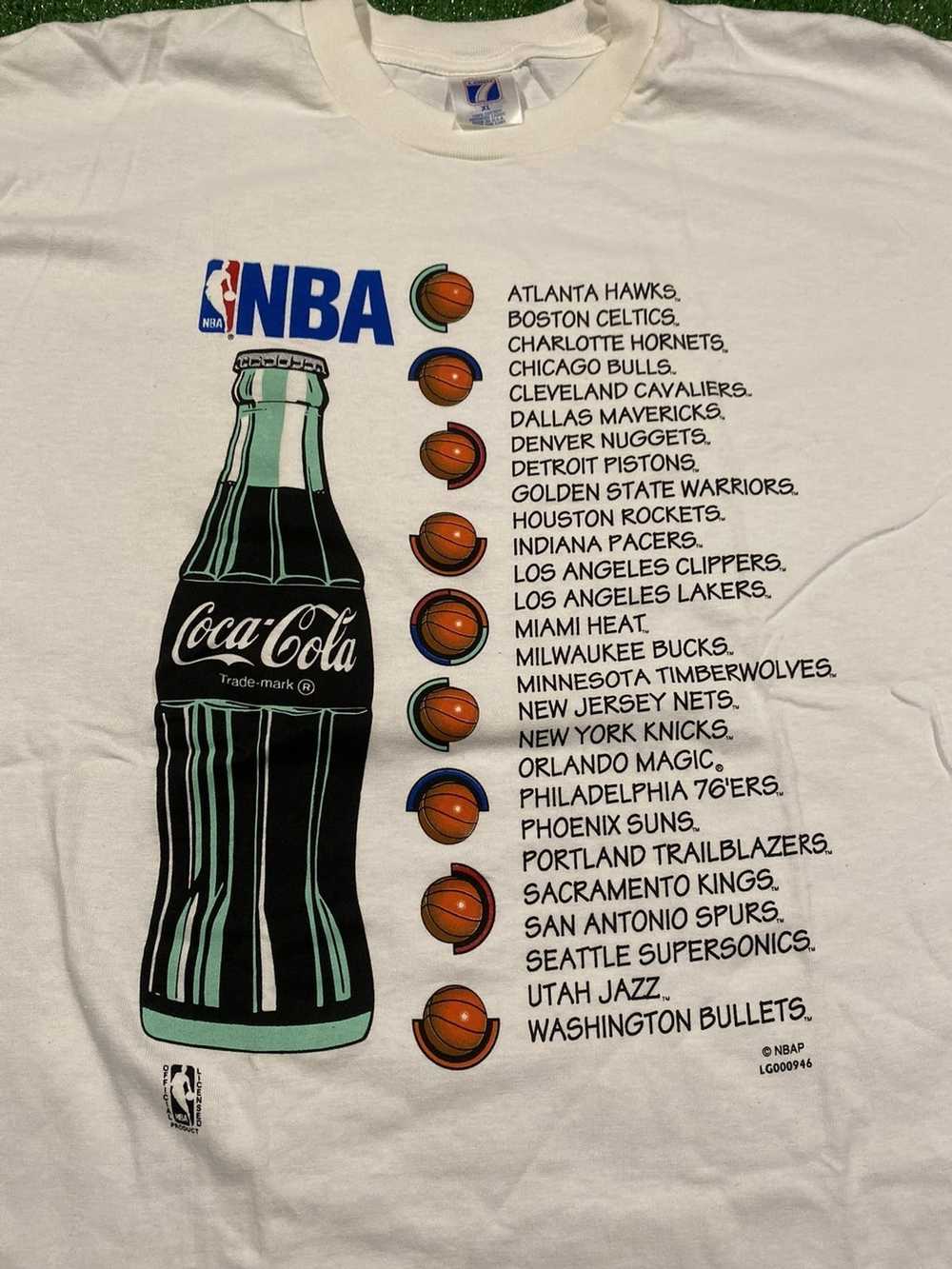 Logo 7 × NBA × Vintage Vintage 90s Logo 7 NBA Coc… - image 2