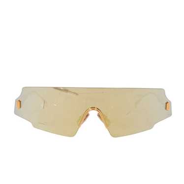 Fendi Shield Sunglasses Gold Mirror Rimless FF 04… - image 1