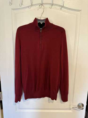 Express Express men’s maroon merino wool blend 1/4