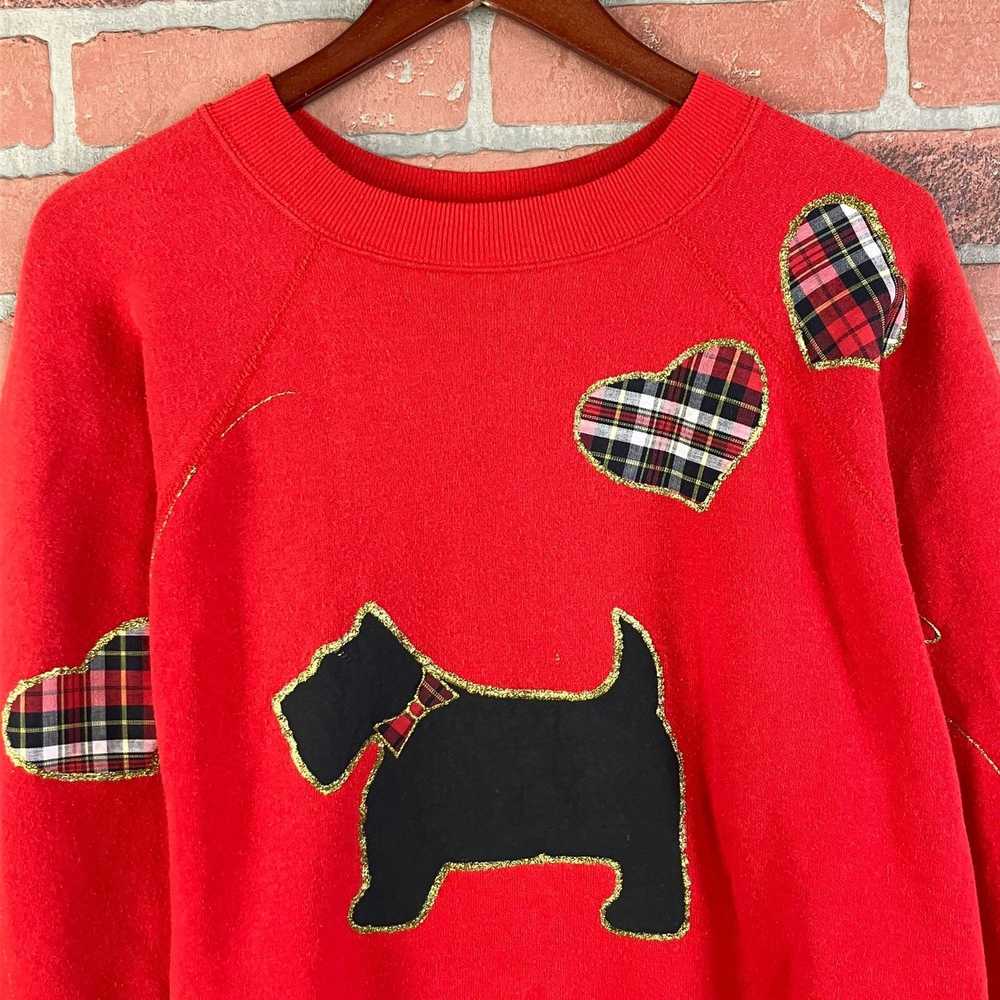 Other Vintage Pannill Red Scottish Terrier Plaid … - image 2