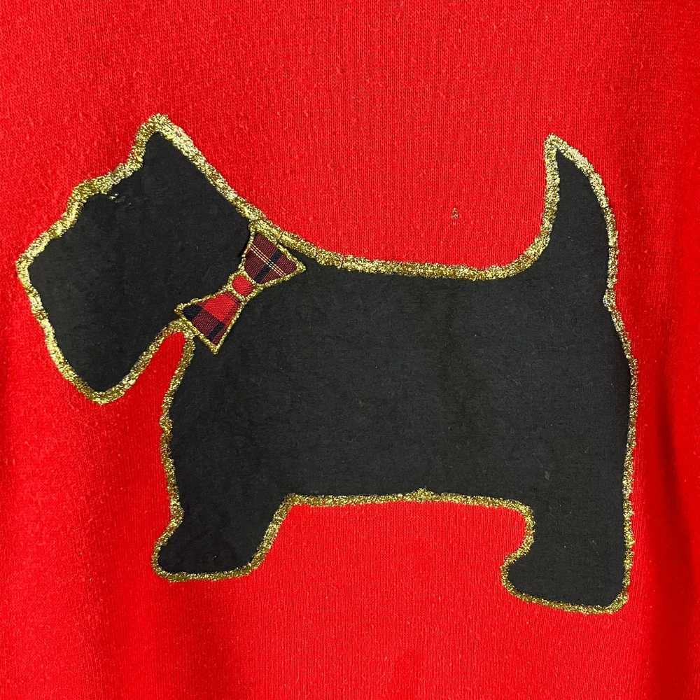 Other Vintage Pannill Red Scottish Terrier Plaid … - image 5