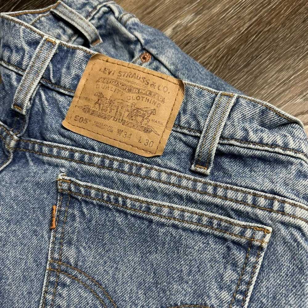 Levi's vintage levis jeans orange tab 505 90s - image 4