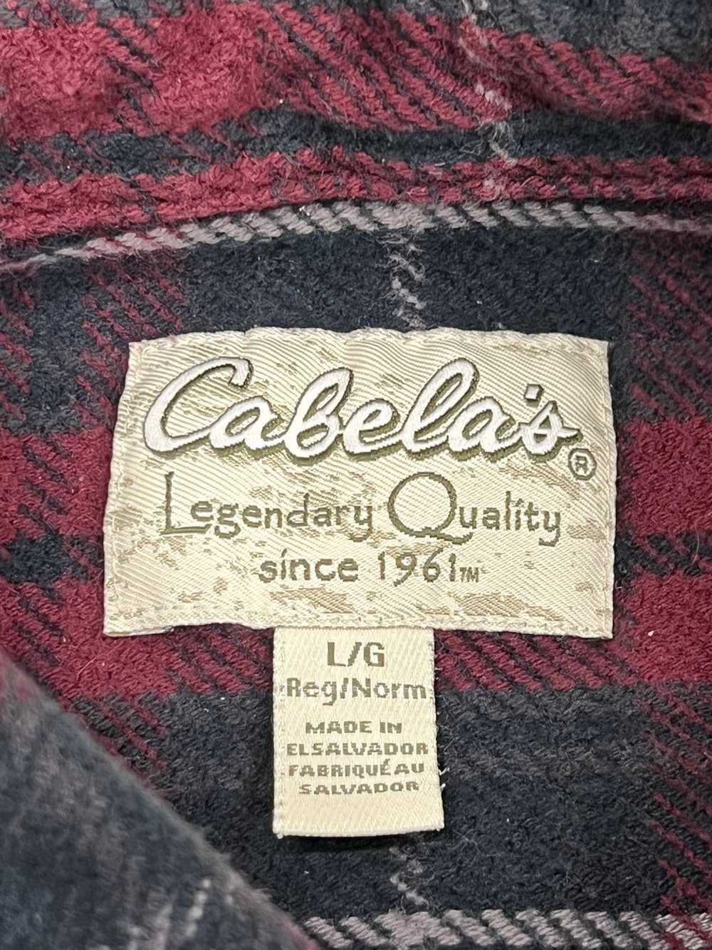 Cabelas × Vintage Y2K Heavyweight Flannel Shirt - image 2