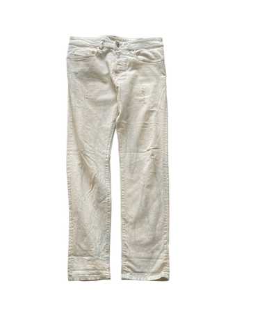 Diesel Diesel White Jeans with Blue Wash