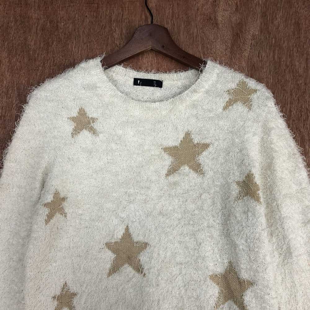 Coloured Cable Knit Sweater × Other Star Pattern … - image 8