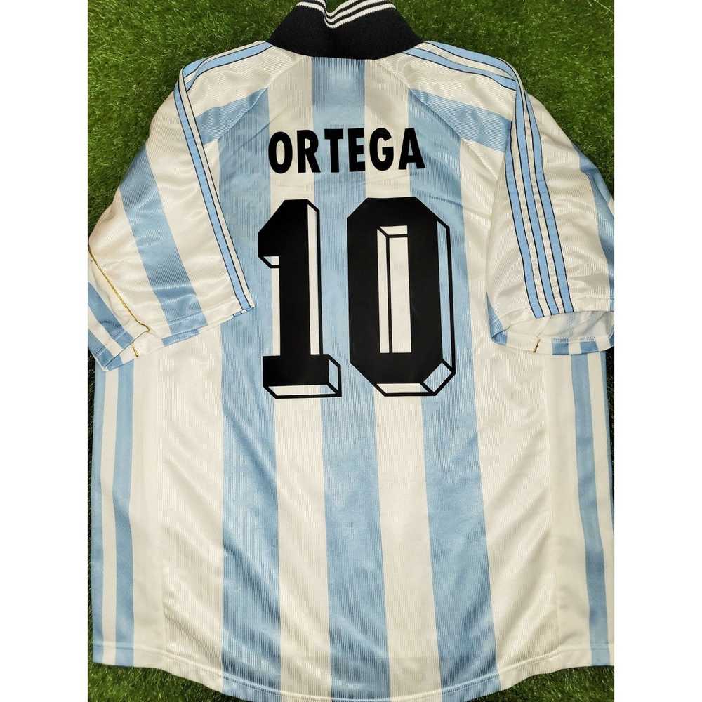 Adidas Ortega Argentina 1998 WORLD CUP Home Socce… - image 2