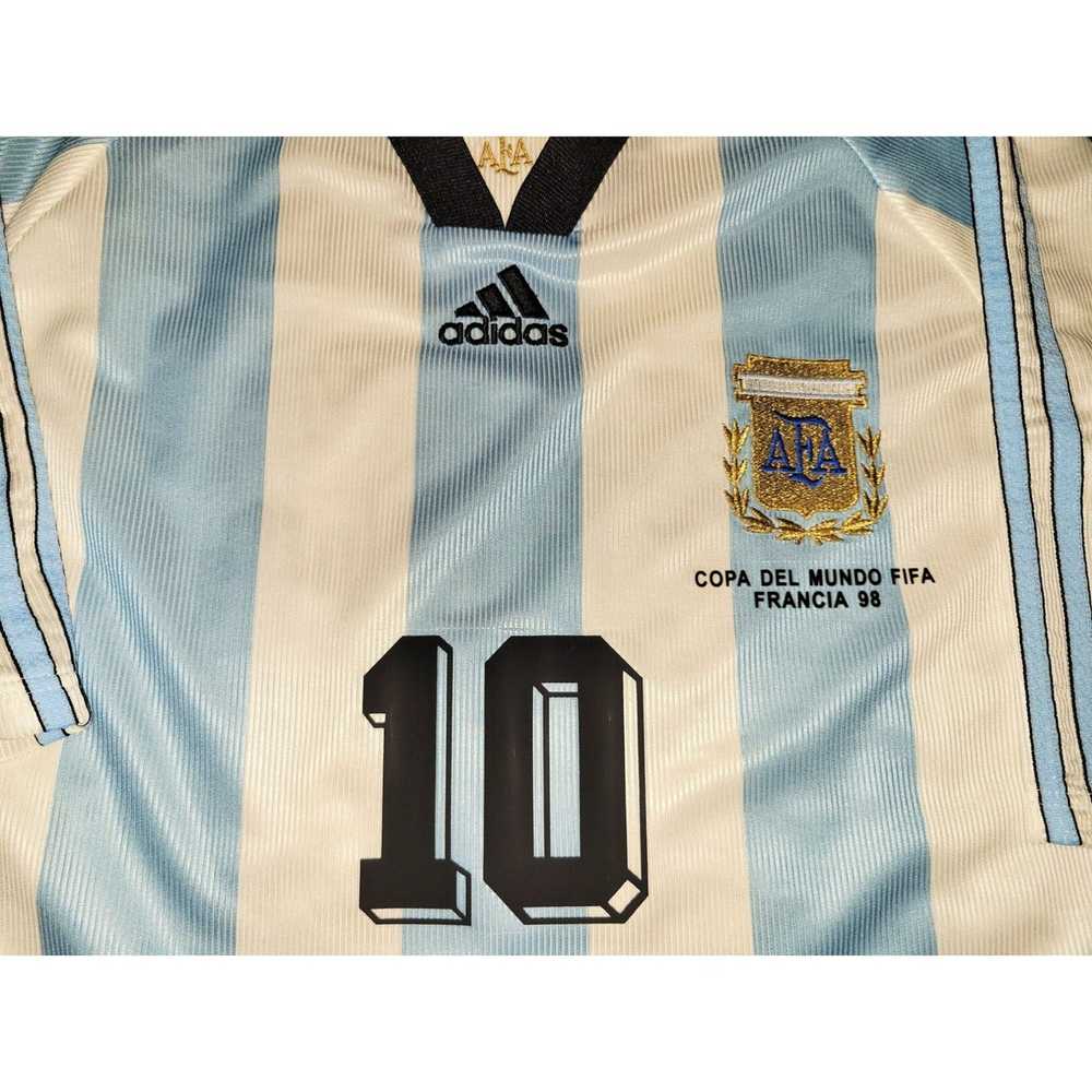 Adidas Ortega Argentina 1998 WORLD CUP Home Socce… - image 4