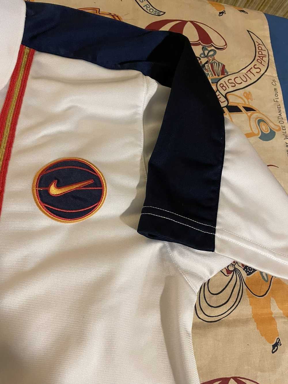 Nike Vintage Nike zipper front basketball jersey … - image 3