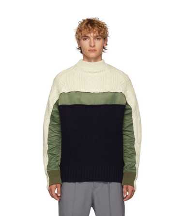 Sacai Sacai mix ma1 knit wear