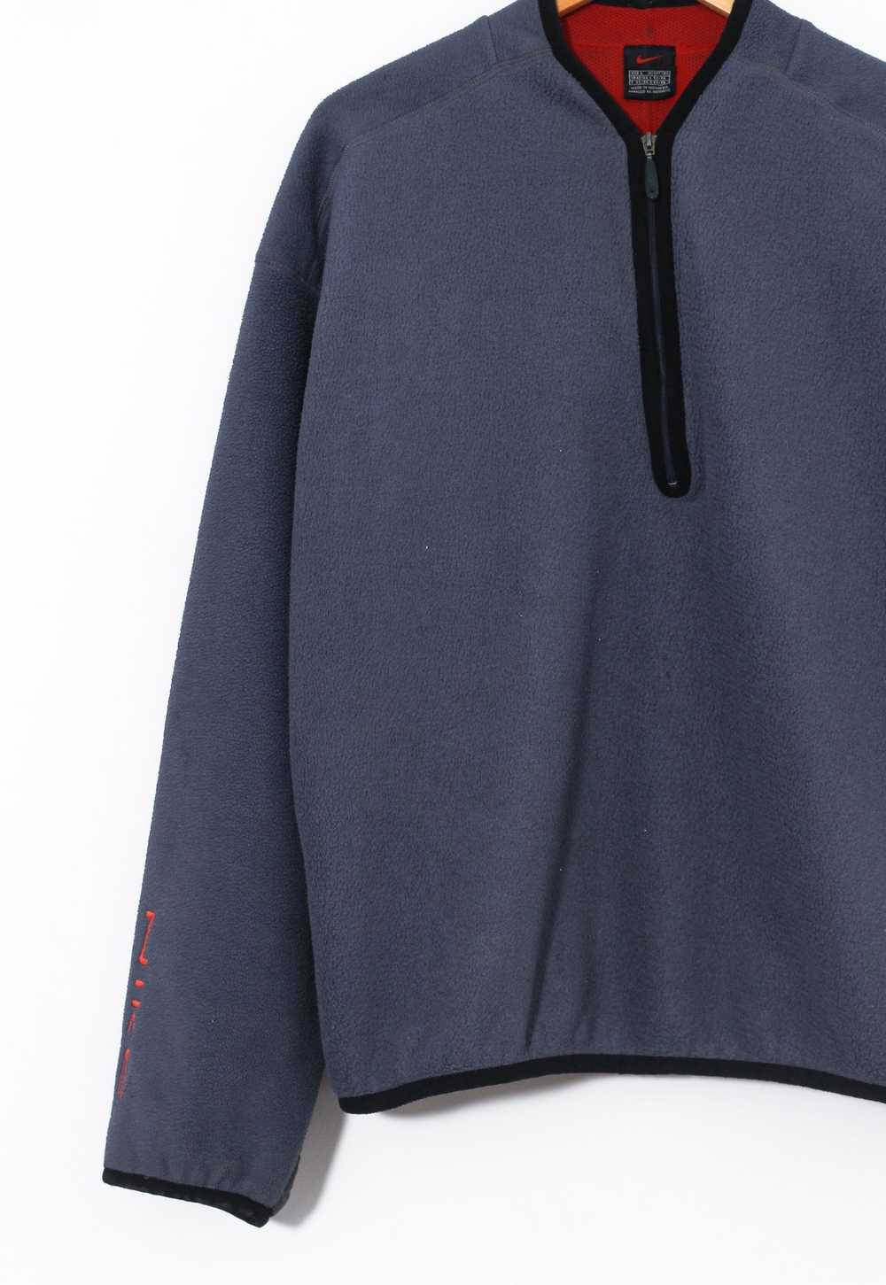 Nike × Vintage 90s Vintage Mens NIKE Fleece Pullo… - image 6