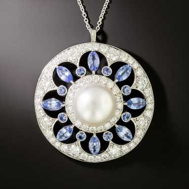 Tiffany & Co. South Sea Pearl, Sapphire and Diamon