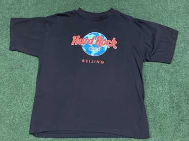 Hard Rock Cafe Beijing Navy Blue Shirt MEDIUM M China Vtg New NOS