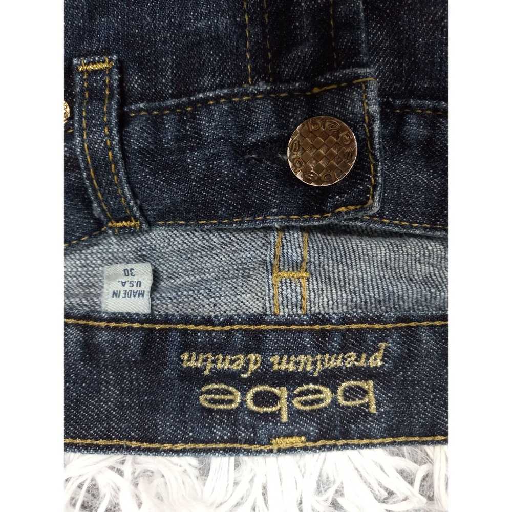 Other Bebe Premium Denim Jeans Womans 30 Dark Was… - image 7