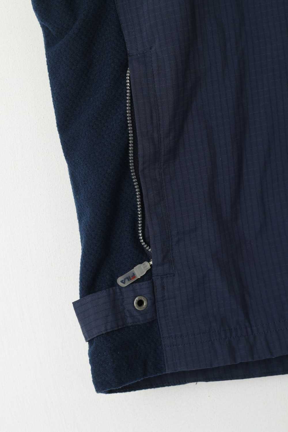 Fila Fila Men S Waistcoat Navy Sport Zip Up Nylon… - image 3