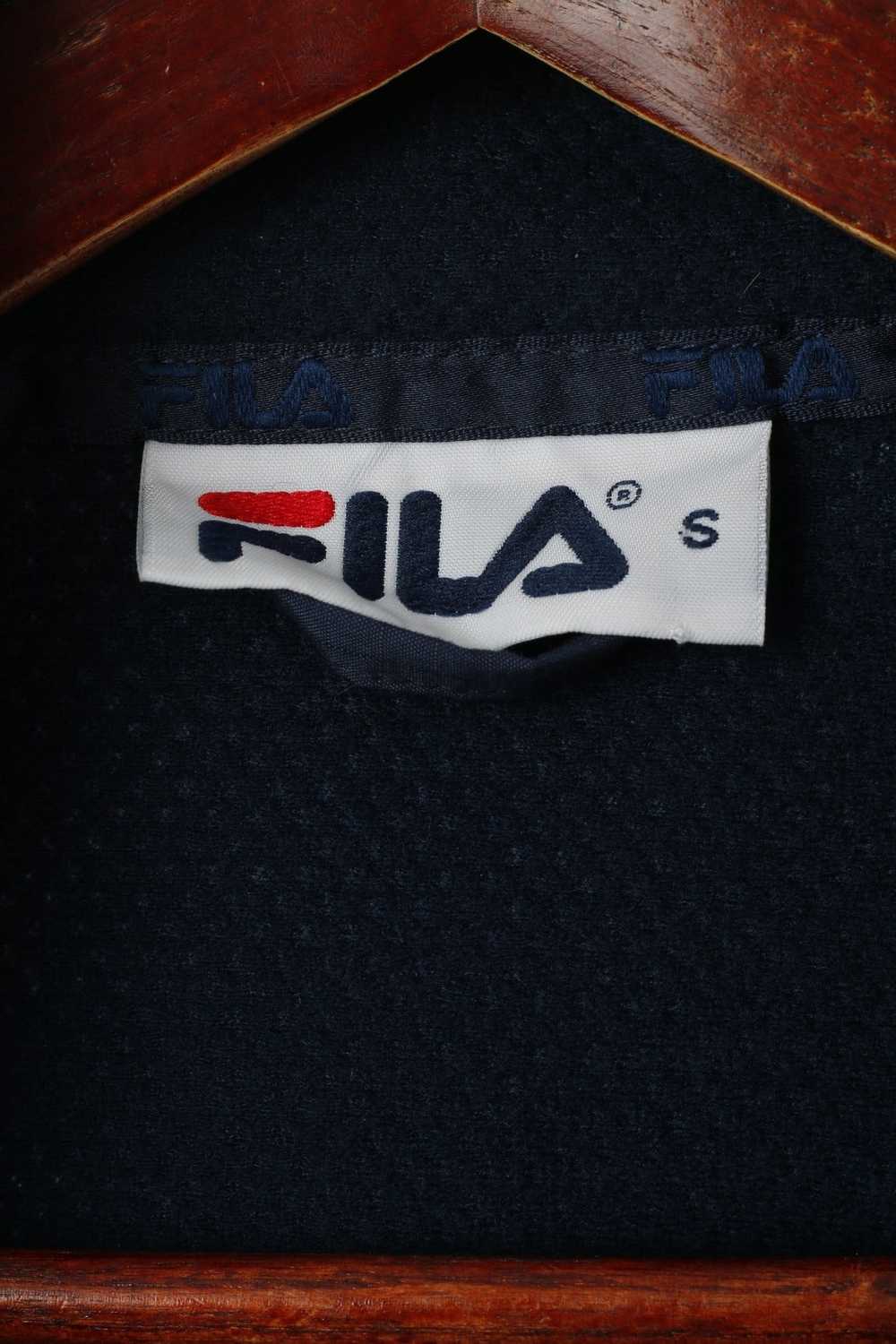 Fila Fila Men S Waistcoat Navy Sport Zip Up Nylon… - image 4