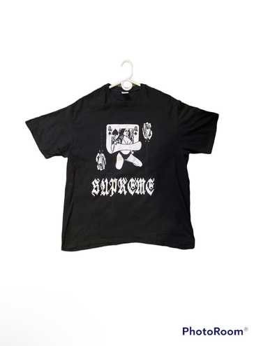 Supreme queen outlet tee black