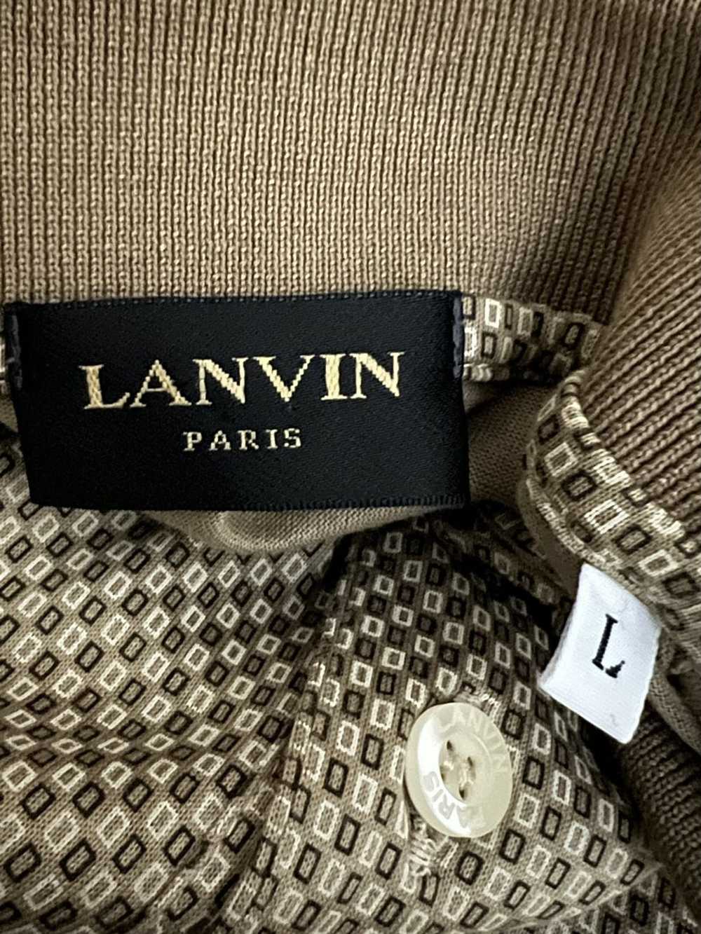 Lanvin × Vintage Vintage Lanvin Longsleeve Polo s… - image 5