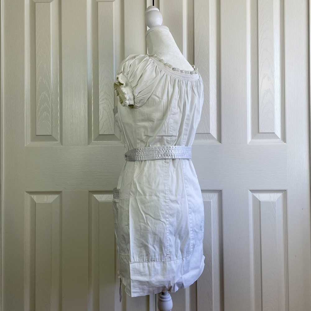 Vintage Y2K XXI All White Button Down Summer Dress - image 2