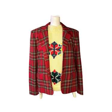 Jones New York Vintage Jones New York plaid Blazer