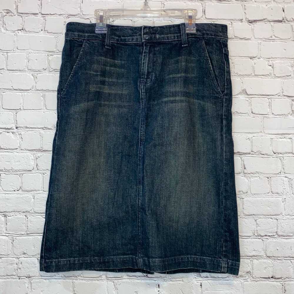 James Jeans James Midi Denim Skirt - image 1