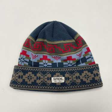 Supreme supreme pattern beanie - Gem