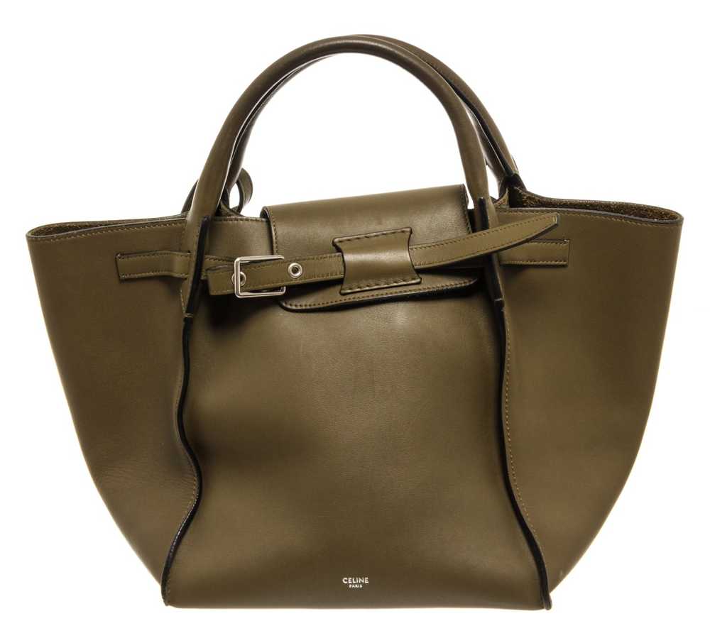 Celine Celine Green Big Bag Smooth Shoulder Bag - Gem