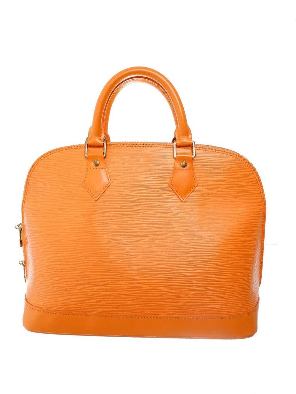 Louis Vuitton Louis Vuitton Orange Epi Leather Al… - image 3