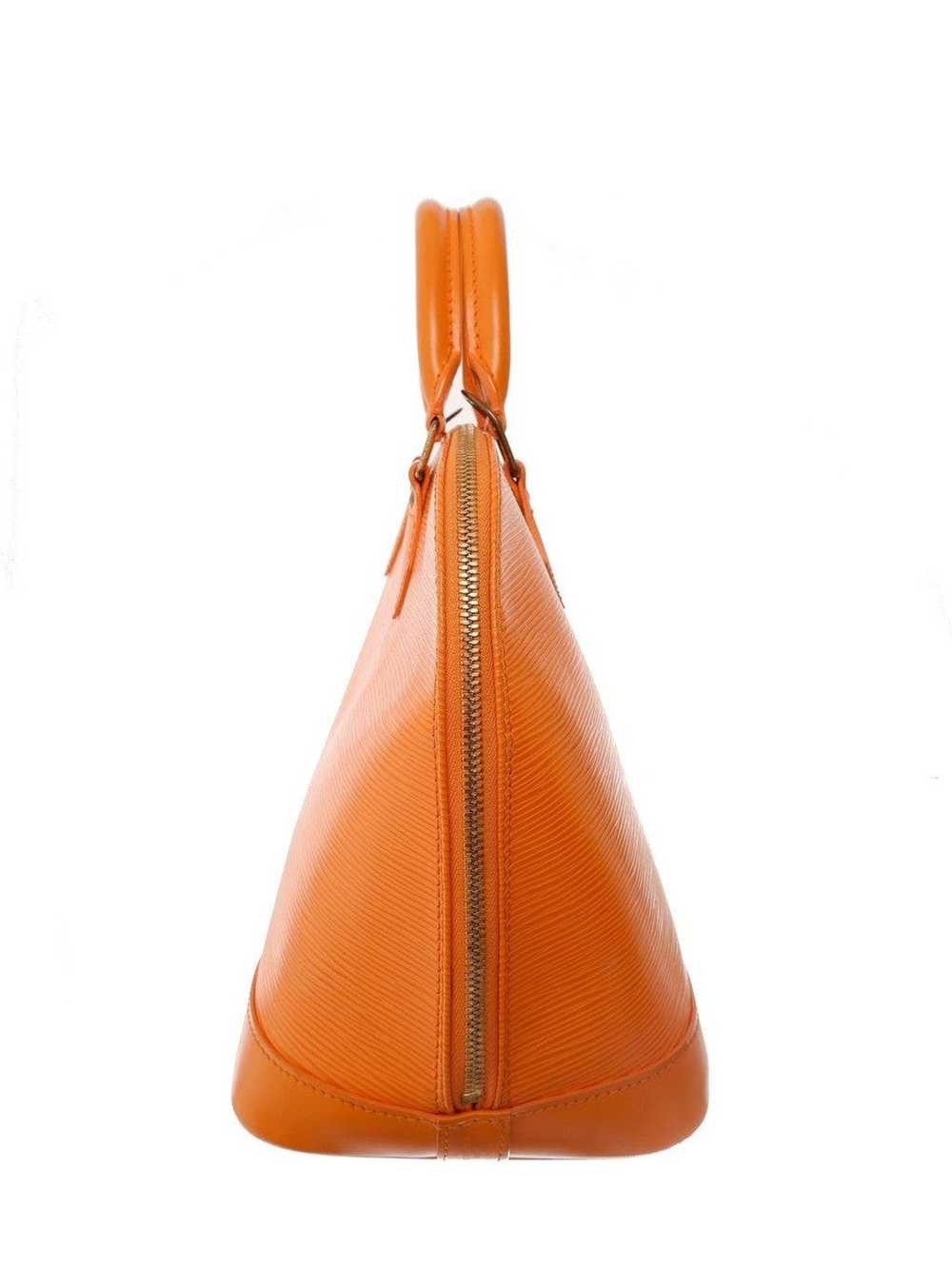 Louis Vuitton Louis Vuitton Orange Epi Leather Al… - image 4