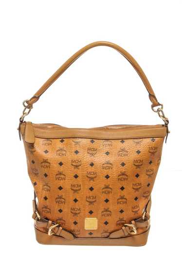 MCM MCM Orange Leather Shoulder Bag - image 1