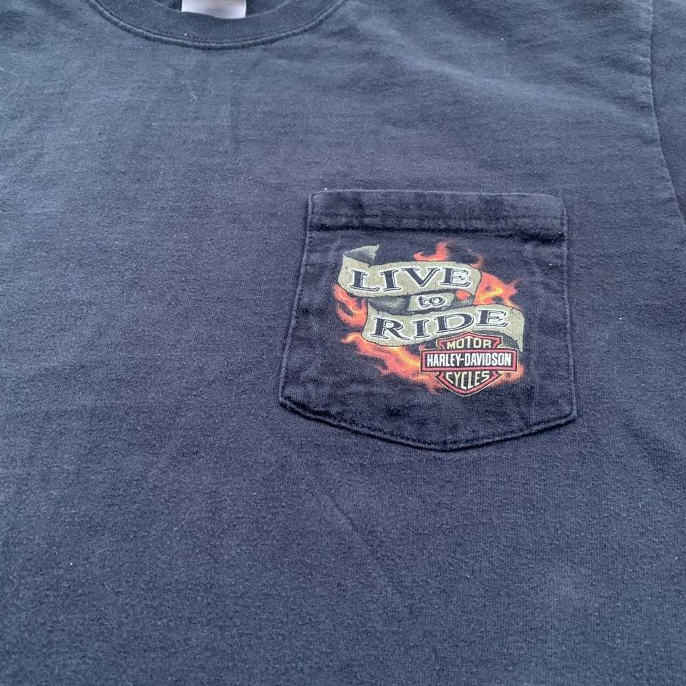 Harley Davidson Harley Davidson Pocket Tee - image 2