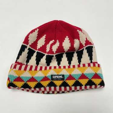 Supreme supreme pattern beanie - Gem