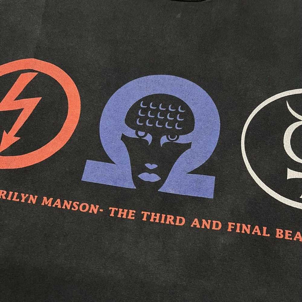 Band Tees × Marilyn Manson × Vintage Vintage 2000… - image 3