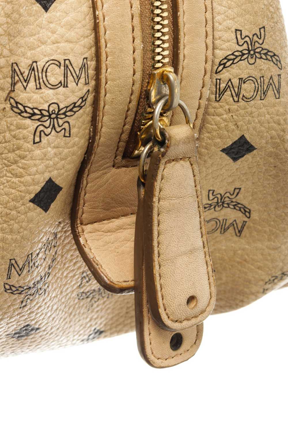 MCM MCM Beige Visetos Leather Shoulder Bag - image 7