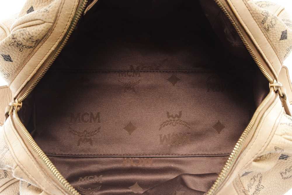 MCM MCM Beige Visetos Leather Shoulder Bag - image 8