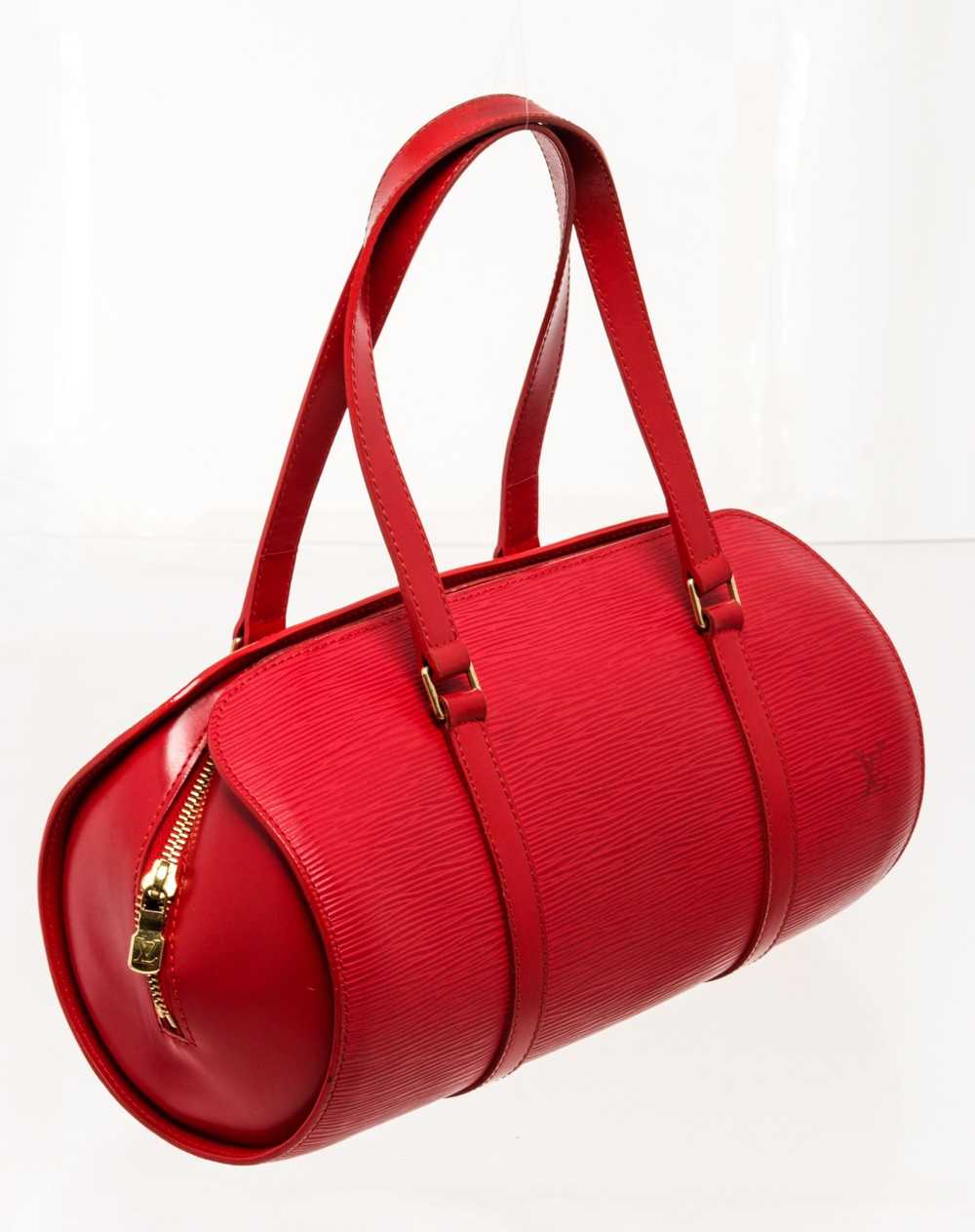 Louis Vuitton Louis Vuitton Red Epi Leather Souff… - image 2